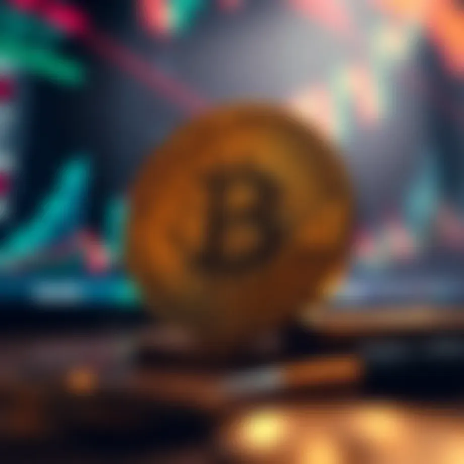 Visual representation of cryptocurrency fluctuations