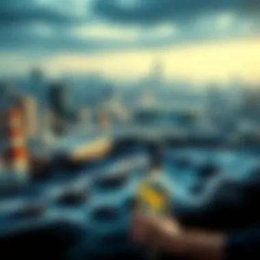 Infographic depicting the impact of climate change on financial markets