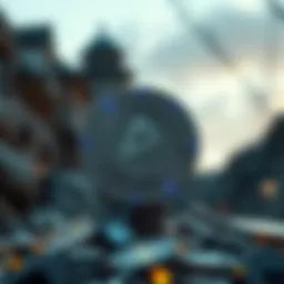 A futuristic representation of Paycoin in the digital currency landscape