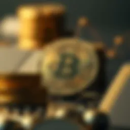 Conceptual representation of cryptocurrency dynamics
